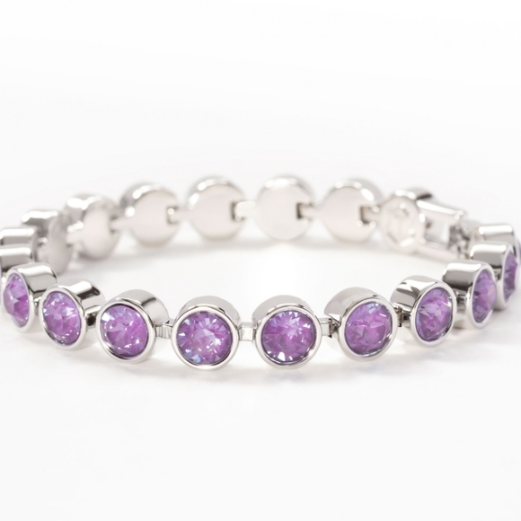 Touchstone Crystal Jewelry - Touchstone Crystal Purple Ignite Ice Braclet New In Box